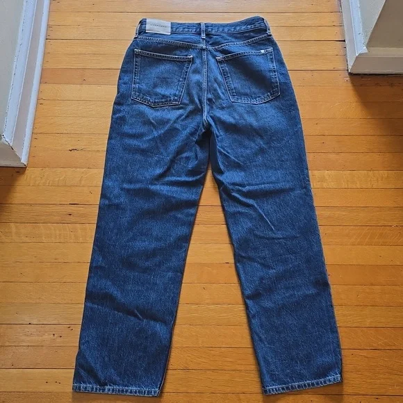 Everlane, The 90's Way-High Jean, Blue, EUC, Women's 28 Long - Picture 2 of 16